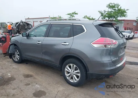 2014 Nissan Rogue Sv z USA, uszkodzony, nr VIN 5N1AT2MV8EC848366
